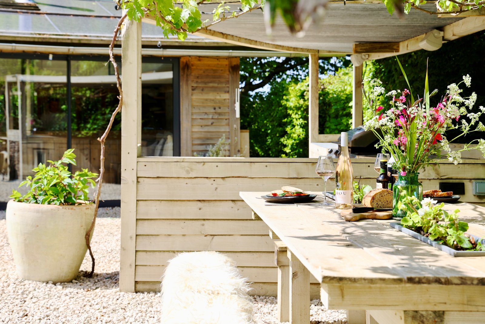 Private outdoor living at The Nook